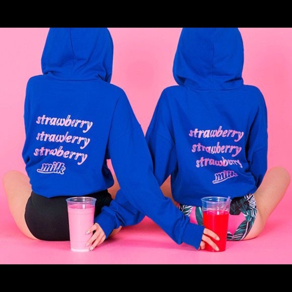 CHUU blue hoodie